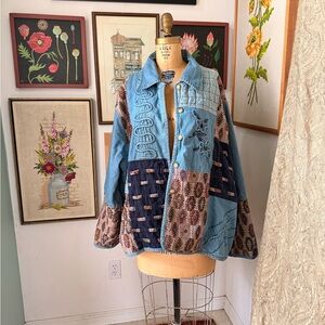 Patch Work Denim Jacket